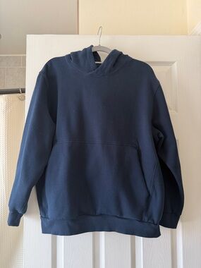Men’s Lululemon Steady State Pullover Hoodie in True navy size small